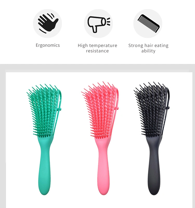 Detangling Hair Brush Head Massage Comb Hairdressing Modeling Combs