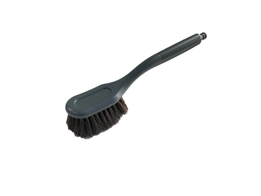 Man Made Pig Bristles Car Brush Water Through Brush Water Flow Brush Horse Bristles Brush Hand Car Cleaning Brush Car Care Products Plastic Car Brush