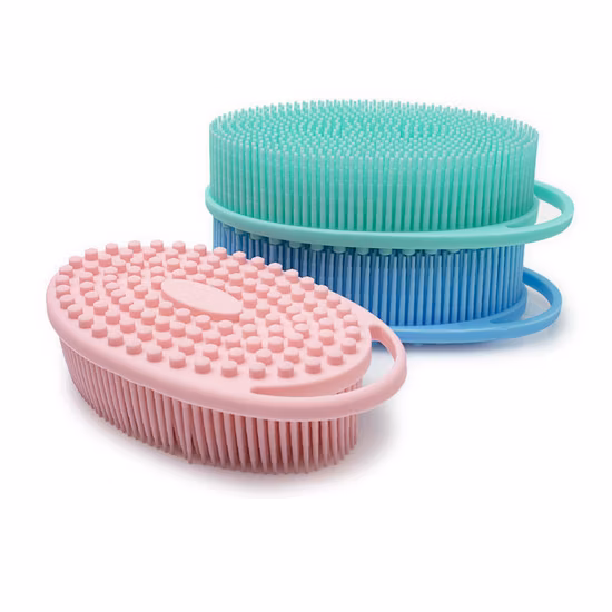 Wholesale Silicone Hair Bath Body Shower Massage Shampoo Brush
