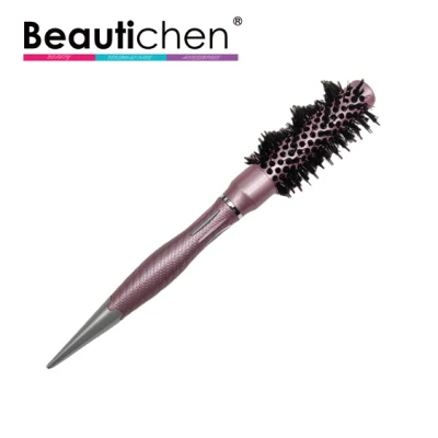 Beautichen Big Rose Gold Runder Griff Professioneller Haartrockner Professionelle Nylonborsten Großhandel Runde Ionische Lockenrolle Styling-Haarbürste