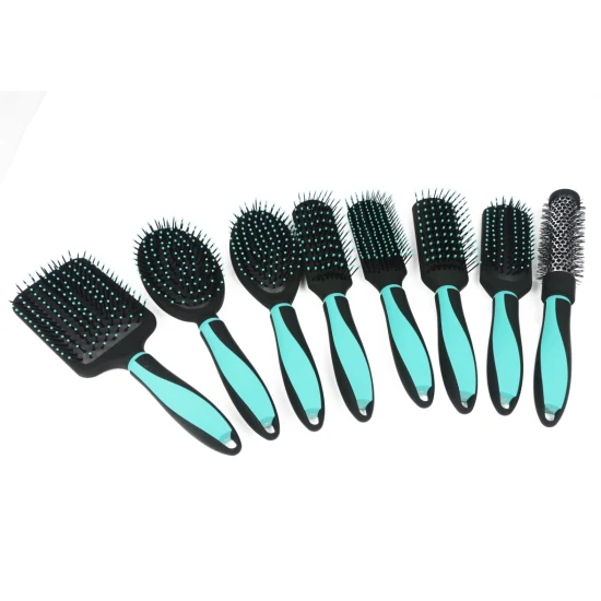 8-teiliges Luxus-Haarbürsten-Styling-Set, Salon-Geschenkset, entwirrende Haarbürsten für einen perfekten Blowout zu Hause für alle Haartypen