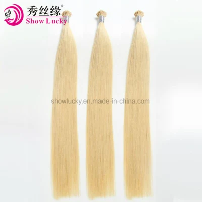 Großhandelspreis-Versorgungsmaterial Keratin Pre-Bonded Virgin Remy Brasilianisches Echthaar-Stick I Tip Haar-Accessoires